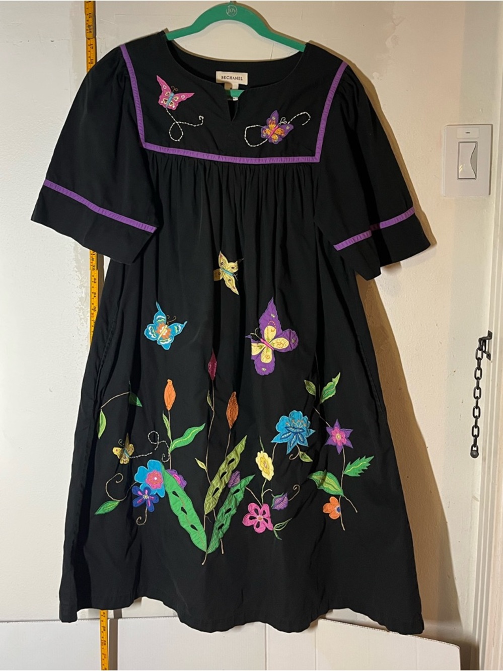 Bechamel Colorful Butterfly Kaftan Dress or Coverup